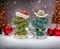 Ceramic Christmas Cactus Salt And Pepper Shakers, Home Décor, Gift for Her, Gift for Mom, Kitchen Décor, Christmas Décor